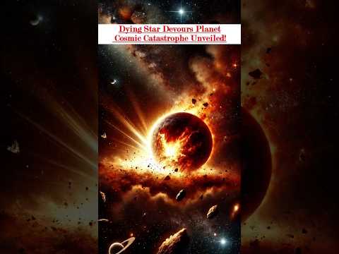 Dying Star Devours Planet Cosmic Catastrophe Unveiled!
