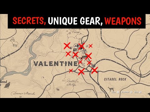 15 Unique Gear, Secrets, Rare Items &amp; Weapons In Valentine - Red Dead Redemption 2