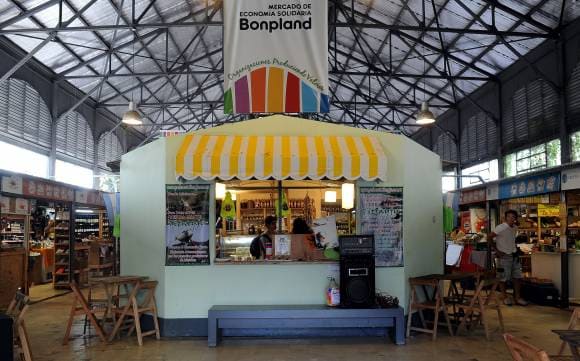 El mercado de la economía solidaria de Bonpland vuelve a abrir sus puertas