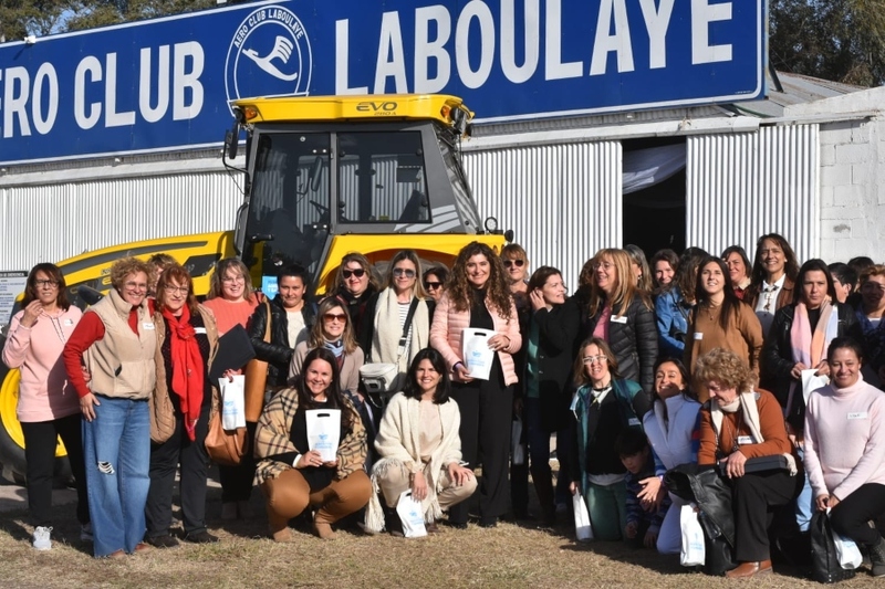 Mujeres del campo productivo en la Expo Rural de Laboulaye