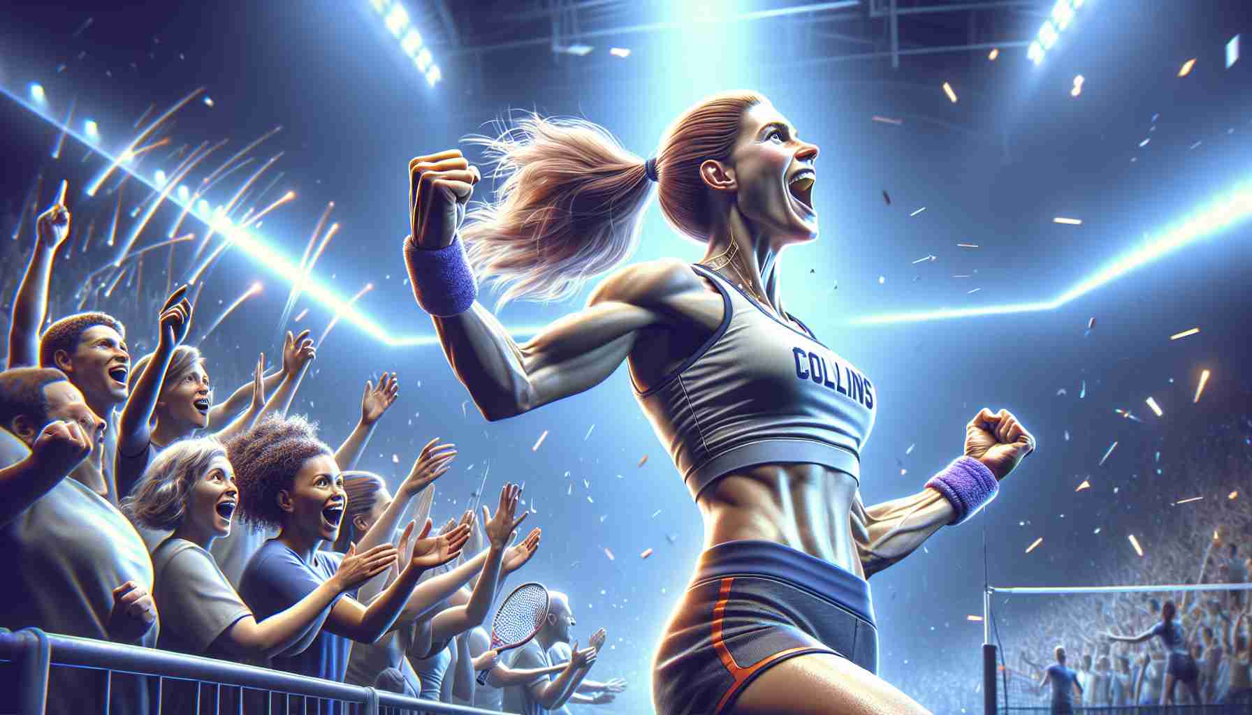 Dynamic Collins Celebrates Stunning Win! You Won’t Believe Her Moves