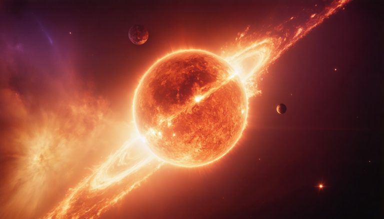 Det kosmiske drama afsløret: En planets brændende tango med sin døende stjerne