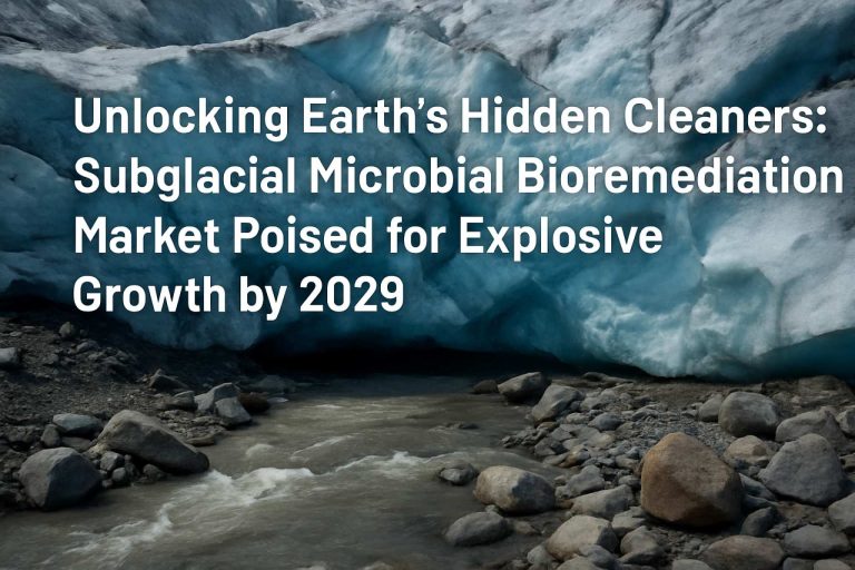 Odklepanje skritih čistil Zemlje: Podglacialni mikrobiološki bioremediacijski trg pripravljen na eksplozivno rast do leta 2029 (2025)